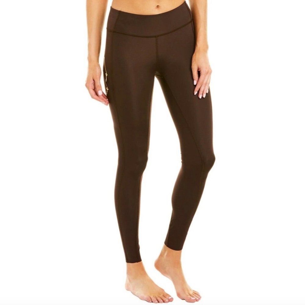FIERCE + REGAL THE ZIPPERED LEGGING BLACK 6 $160